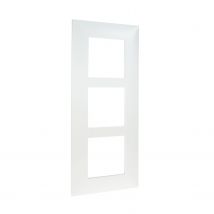 Legrand Vanela Next Drievoudige Afdekplaat Wit 57mm
