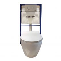 Allibert Inbouwreservoir Set Aston | Soft-close Toiletzitting