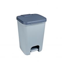 Curver Essentials Pedaalemmer - 40l - Zilver / Antraciet