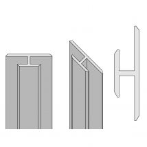 Aurlane Profiel Verbinding 210x0,3cm Chroom