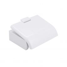 Baseline Toiletrolhouder Baseline - Kunststof - Met Klep - Wit