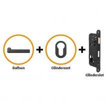 Cando Hardwarepakket 203 Met Smal Cilinderslot
