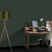 Elle Vliesbehang Velvet Uni - Groen - 10,05m X 52cm