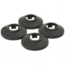 Sanivesk Cv Buisrozet 22mm Antraciet 4 Stuks
