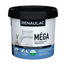 Renaulac Latex Méga Mat Ral 9010 1l