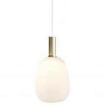 Nordlux Hanglamp Alton Opaal Messing Ø23cm E27