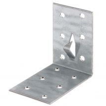 Alberts Hoekkoppelplaat + Fixeerklauw Om In Te Slaan Verzinkt 60x60x40mm