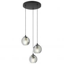Eglo Hanglamp Ariscani Zwart 3xe27