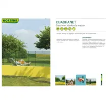 Nortene Trellis Cuadranet - Kunststof - Wit - 100x300cm