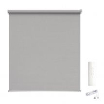 Madeco 1898 E-roll Gemotoriseerd Screen Rolgordijn Grijs 80x250cm