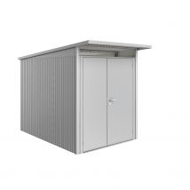Biohort Tuinhuis Avantgarde A3 Met Dubbele Deur Zilver Metallic 180x300cm