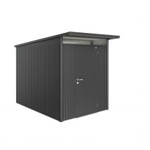 Biohort Tuinhuis Avantgarde A3 Met Enkele Deur Donkergrijs Metallic 180x300cm