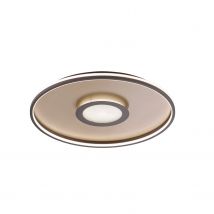Fischer & Honsel Plafondlamp Bug Goud Rond 42w