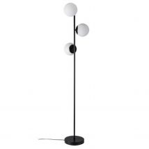 Nordlux Vloerlamp Lilly Zwart Opaal 3xe14