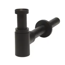 Wirquin Wastafelsifon Linéïs - Mat Zwart - In Hoogte Verstelbaar - Diam. 32mm