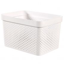 Curver Infinity Box Dots 17l - 100% Recycled Wit