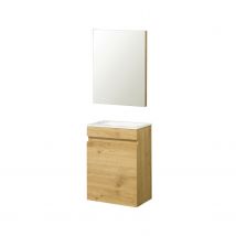 Aquazuro Fonteinmeubelset Napoli 40cm Scandinavische Eik