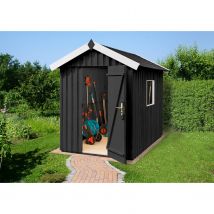 Weka Tuinhuis Zweeds 348 Gr2 Antraciet 162x246cm