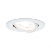 Paulmann Inbouwspot Led Nova Rond Kantelbaar Wit 51mm Gu10 6,5w