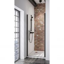Schulte - Douchedeur Newstyle 90 X 192cm - Zwart Profiel - 5 Mm Helder Glas