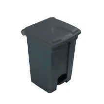Engels Donkergrijze Pedaal-afvalbak – 45 Liter, Pp Kunststof