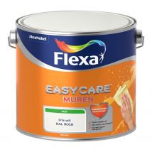 Flexa Muurverf Easycare Muren Mat Ral 9016 2,5l