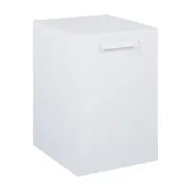 Elita Wastafelonderkast Ness 40cm - Hoogglans Wit - Met 1 Deur - 40x62,5x22cm