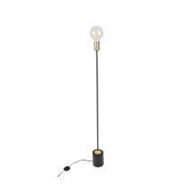 Corep Vloerlamp Dandy Zwart E27