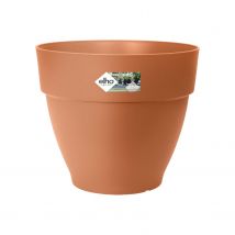 Elho Bloempot Vibia Campana - Kunststof - Bruin - Diam.40xh33,4cm