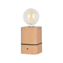 Corep Tafellamp Wood Naturel E27