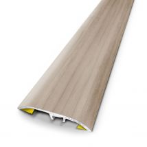 3m Universele Drempel Aluminium Geplateerd Witte Berk 37mm/83cm
