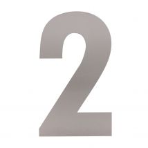 Intersteel Huisnummer 2 Xxl Hoogte 50cm Rvs Geborsteld