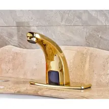 Malvizza Sensorkraan - Waterbesparend - Goud - 14cm
