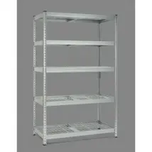 Avasco Stellingkast - Robus - 198x122x61cm - Draagkracht 350kg - Verzinkt
