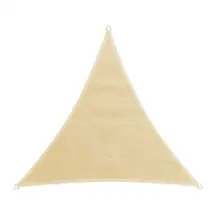 Windhager Schaduwdoek Capri Driehoekig Champagne 4x4x4m