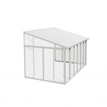 Palram - Canopia Serre, Veranda En Solarium Sanremo - Helder - Wit - 425x294cm