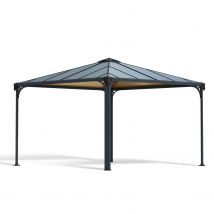 Palram | Canopia - Tuinpaviljoen Palermo - Donkergrijs Brons - 360x360cm