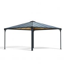 Palram | Canopia - Tuinpaviljoen Palermo - Donkergrijs Brons - 430x430cm