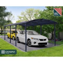 Palram |canopia - Carport Arcadia - Enkel - Donkergrijs/brons - 863x360cm