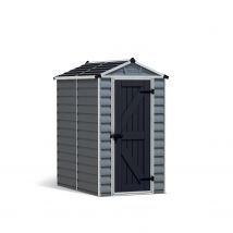 Canopia Metalen Tuinhuis Skylight - Grijs - 176x120cm - Met Vloer