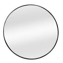 Spiegel Lounge Rond Zwart Ø60cm