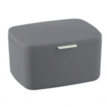 Wenko Opbergdoosje Barcelona Met Deksel Antraciet 19,5x11x16cm