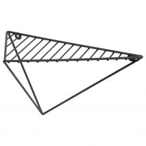 Duraline Wandplank Driehoek Matzwarte Lijnen 26x15x12,5cm