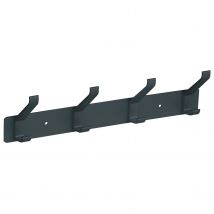 Walteco Kapstok 4 Haken Mat Zwart