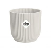 Elho Bloempot Vibes Fold Rond Mini - Kunststof - Zijdewit - Diam.9,3xh8,8cm