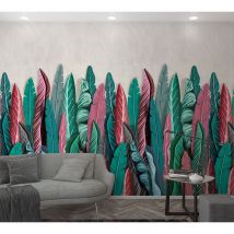 Smart Art Fotobehang Grote Bladeren
