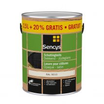 Sencys Fence Stain Lak Dekkend Zijdeglans Ral9010 3l