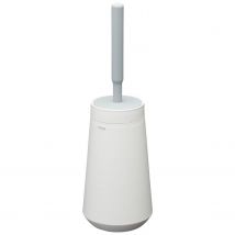 Tiger Tess Toiletborstelhouder Met Swoop® Borstel Flexibel Wit/lichtgrijs