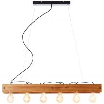 Brilliant Hanglamp Calandra 6xe27