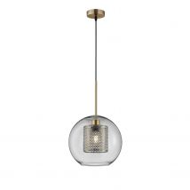 Fischer & Honsel Hanglamp Jura Goud ⌀25cm E27 40w